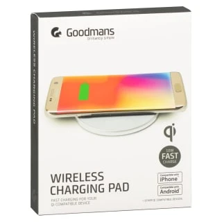 Goodmans Metallic Wireless Charging Pad - Silver 3 Goodmans Metallic Wireless Charging Pad - Silver