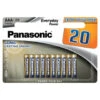 Panasonic AAA Alkaline Batteries 20pk -Energizer Shop 390412 20pk panasonic aaa alkaline