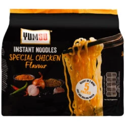 B&M Yumsu Instant Noodles Special Chicken Flavour 5pk