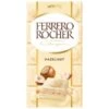 Ferrero Rocher White Chocolate Hazelnut Block 90g -Energizer Shop 391213 ferrero rocher 90g white tablet
