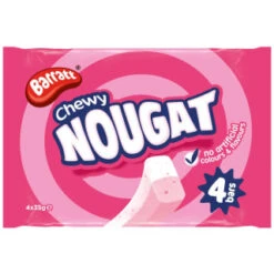 B&M Barratt Chewy Nougat 4pk