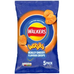 Walkers Monster Wotsits Really Cheesy Crisps 5pk